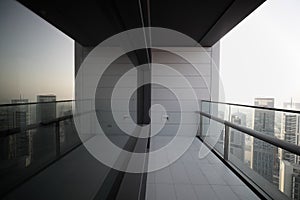 Balcony in dubai skyscraper