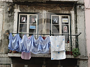Balcony of the hairdresser photo
