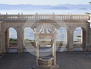 Balcony of heaven in the abbey of Montecassino