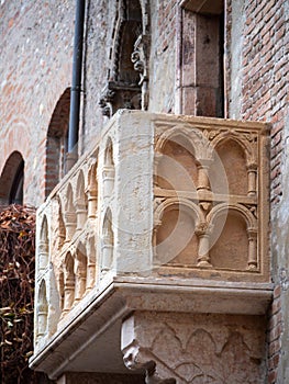 Balcony of Juliet Capulet in Verona, Italy