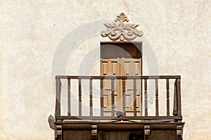 Balcony of Mission San Xavier del Bac photo