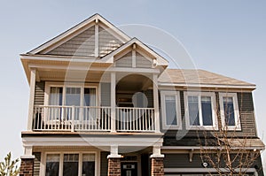 Balcony of new home