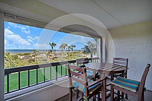 Balcony with Ocean front views