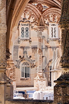 Balcony in old castle