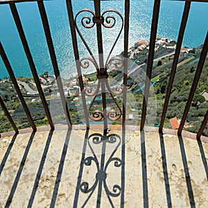 Balcony over a cliff