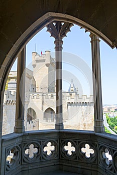 Balcony to a castle