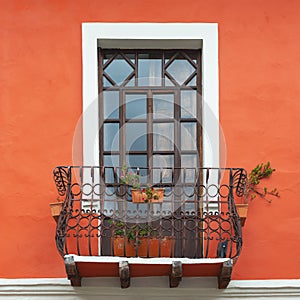 Balcony Window in Cuenca, Ecuador