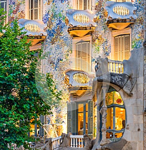 Balconys and Windows of Casa Batllo