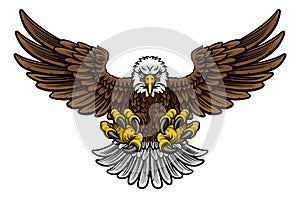 Bald American Eagle Mascot photo