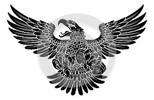 Bald Eagle Hawk Gamer Video Game Controller Mascot