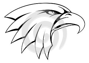 Bald eagle head icon