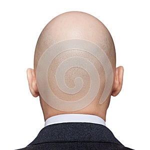 Bald man head