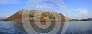 Bald mountain lake, Kola Peninsula, Murmansk region, Russia