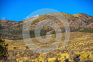 Bald Mountain with vivid sky background in Utah