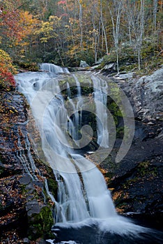 Bald River Falls in October, Tellico Plains, TN USA