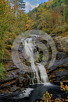 Bald River Falls in Tennessee, USA.