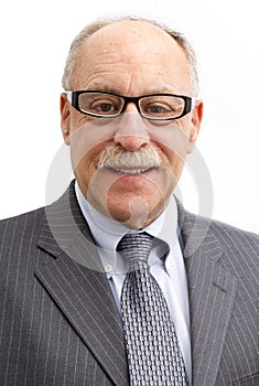 Balding Man and Glasses