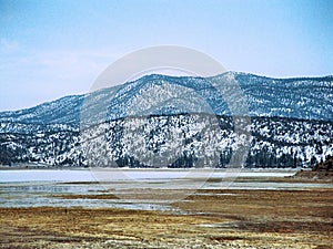 Baldwin Lake During The Spring Thaw