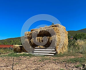 A bale of hay