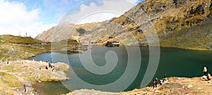 Lake Balea. Fagaras mountains. Sibiu county. Romania