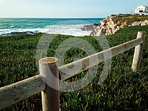 Baleal islands in Portugal winter surfing