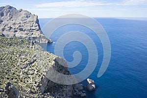 Baleari scogliere regione nord da isola da 