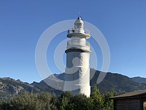 Es refugi den Muleta lighthouse Port de Soller village photo