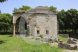 Bali-Beg medieval Mosque at Fortress and park in city of Nis, Serbia