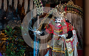 Bali dancer performing traditonal Legong