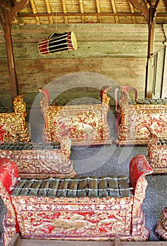 Bali gamelan orchestra instruments