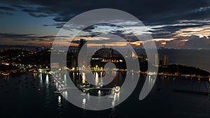 Bali Hai Pier, Pattaya, Chonburi, Thailand, Aerial view