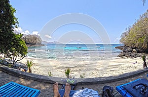Bali Indonesia hidden Blue Lagoon Beach