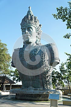 Bali, Indonesia, November 5th 2019 : Garuda Wisnu Kencana Cultural Park on the tropical island, Bali Indonesia