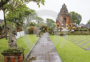 Bali, Indonesia, Ubud. Museum complex-Taman Kertha Gosa. photo