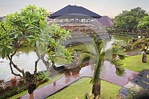 Bali, Indonesia, Ubud. Museum complex-Taman Kertha Gosa. photo