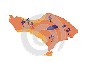 bali map illustration