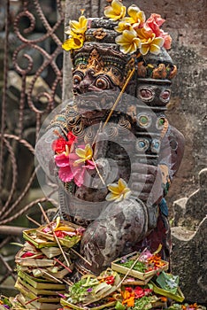 Bali, statue of a god