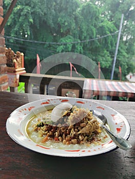 Bali tradicional food & x22;Bubuh Bali& x22; very delicious