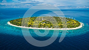 Balicasag Island, isolated island in The Philippines