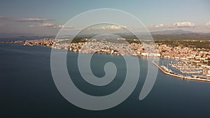 Balikesir Ayvalik and Cunda island aerial view.