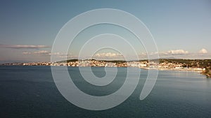 Balikesir Ayvalik and Cunda island aerial view.