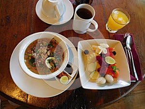 Balinese breakfast Canggu Beach Bali