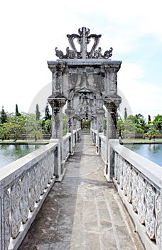 Balinese Bridge in Water Palace