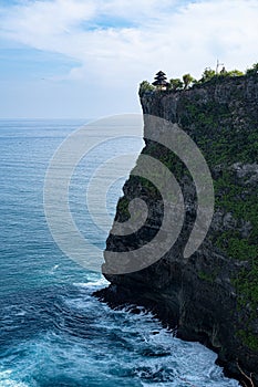 Balinese Cliffside Temple Overlooking Ocean, Bali