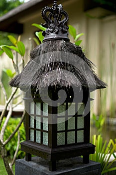 Balinese garden lamp