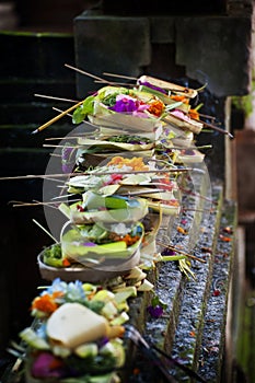 Balinese Hindu Offerings.