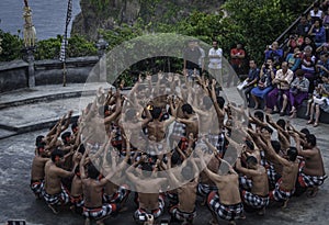 Balinese Kecak dance at Uluwatu temple, Bali