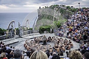 Balinese Kecak dance at Uluwatu temple, Bali