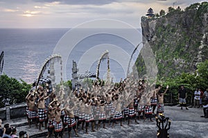 Balinese Kecak dance at Uluwatu temple, Bali