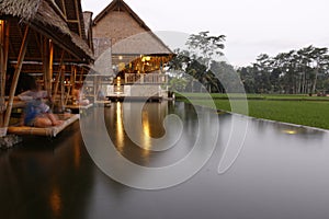 Balinese Restaurant near the ricefields